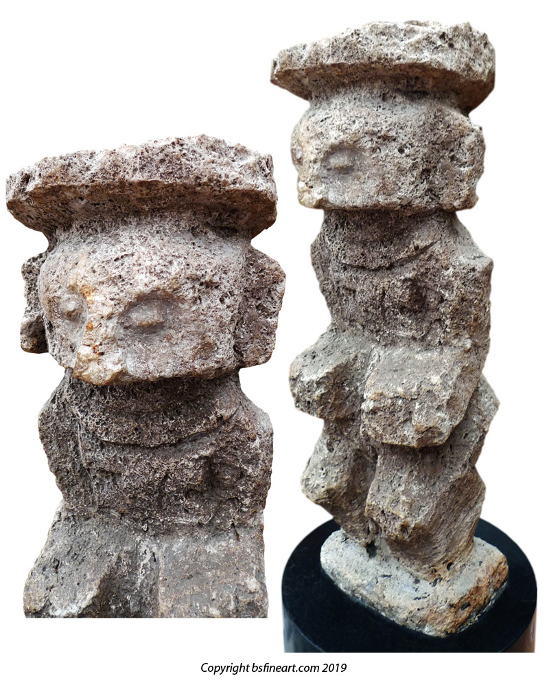 Nias Island megalithic stone ancestor figure or Gowe Nioniha